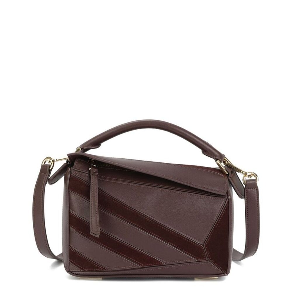 Tiffany & Fred Paris Geometric Leather Satchel